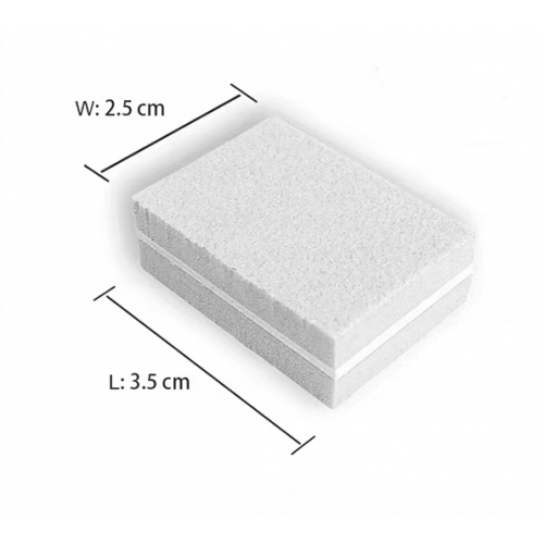 Mini blok polerski szary Sandwich 100/180 50 szt